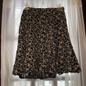 Vintage 90s flower skater style skirt